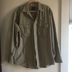 Vintage 90s Camel Utility Shirt